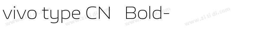 vivo type CN繁 Bold字体转换